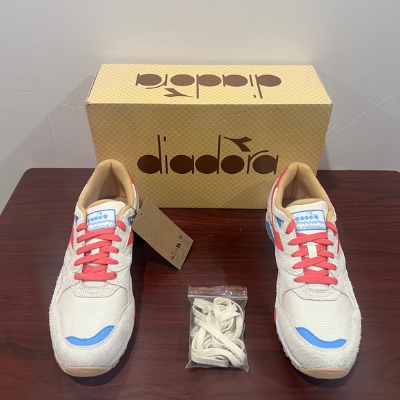 Diadora x Anderson Blue, N9002, 501.179675/C8008, Cream & Pink - Picture 11 of 13